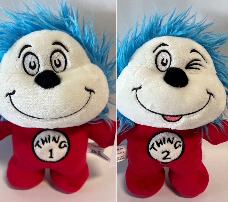 Dr. Seuss Characters Stuffed Dog Toys: All Sizes, Squeak & No Squeak