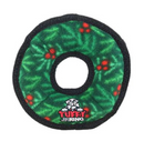 Tuffy® Junior Holiday Toss & Tug Ring: Wreath or Snowman CHEAPER THAN CHEWY