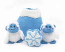 ZippyPaws Holiday Burrow™ Yeti Mountain Plush Dog Toy
