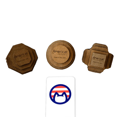 Americat Eco - Friendly Cat Ball Toys / Choose From 3 Shapes - Glad Dogs Nation | ALL Profits Donated