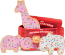 BARK Animal Squeakers Snacks Multi - Part Squeaky Crinkle Plush Dog Toy, Small & Medium - Glad Dogs Nation | ALL Profits Donated