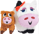 BARK Bertha the Cow Dog Plush Toy, 2 Toys in 1, Medium-Extra Large CHEAPER THAN CHEWY - Glad Dogs Nation | ALL Profits Donated