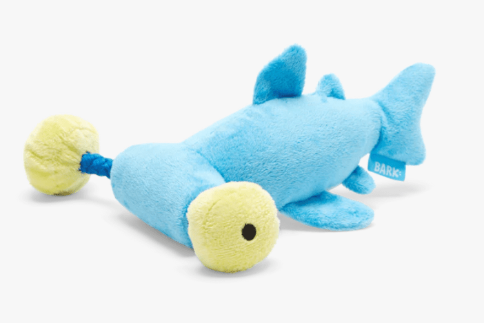 BARK Hammerin' Hank the Shark 4 Squeaker & Rope Dog Toy - Glad Dogs Nation | ALL Profits Donated