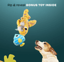 BARK Leopold Leopard Shark Toy - in - Toy Squeak & Crinkle Dog Toy, Medium Dogs - Glad Dogs Nation | ALL Profits Donated