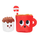 BARK Marshall & Coco Plush 2 Piece Squeaky Crinkle Dog Toy for Small & Medium Dogs - Glad Dogs Nation | ALL Profits Donated