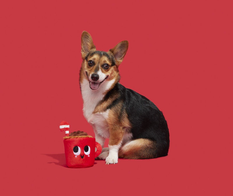 BARK Marshall & Coco Plush 2 Piece Squeaky Crinkle Dog Toy for Small & Medium Dogs - Glad Dogs Nation | ALL Profits Donated