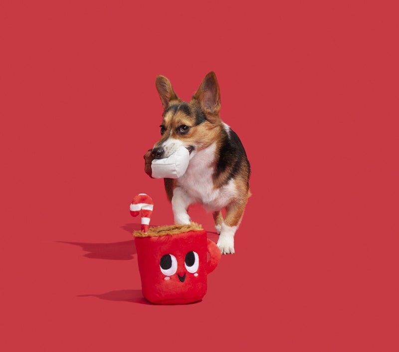 BARK Marshall & Coco Plush 2 Piece Squeaky Crinkle Dog Toy for Small & Medium Dogs - Glad Dogs Nation | ALL Profits Donated