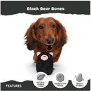 BARK Super Chewer Black Bear Bones Dog Chew Toy - Glad Dogs Nation | ALL Profits Donated