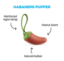 BARK Super Chewer Habanero Pupper Dog Chew Toy - Glad Dogs Nation | ALL Profits Donated