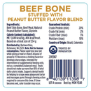 Barkworthies Shin Bone Stuffed with Choice of Stuffing: 3" - 4" - Glad Dogs Nation | ALL Profits Donated
