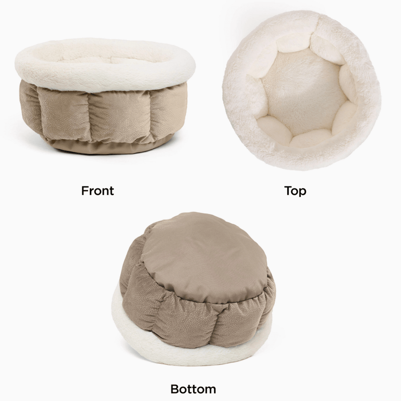 Best Friends by Sheri Cuddle Cup Ilan Wheat Mini Bed for Cats, Kittens & Small Dogs - Glad Dogs Nation | ALL Profits Donated