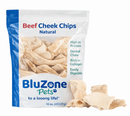 BluZone Pets Beef Cheek Chips — 1 lb. Grass-Fed Collagen-Rich Chew - Glad Dogs Nation | ALL Profits Donated