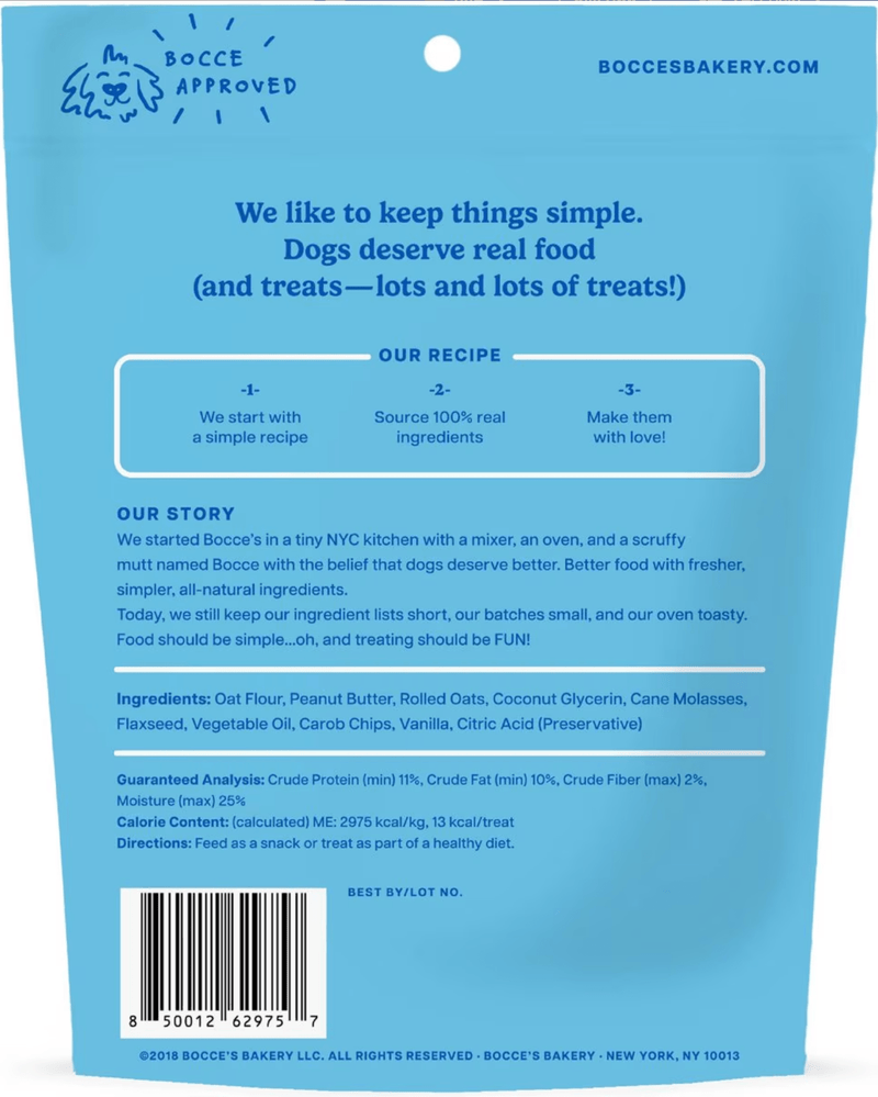 Bocce's Bakery Campfire S'mores Peanut Butter, Carob & Vanilla Recipe Dog Treats - Glad Dogs Nation | ALL Profits Donated