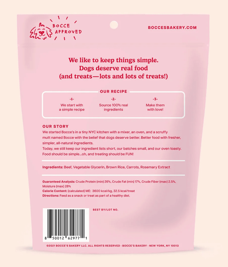 Bocce's Bakery Grazers Beef & Carrot Jerky Sticks - Glad Dogs Nation | ALL Profits Donated