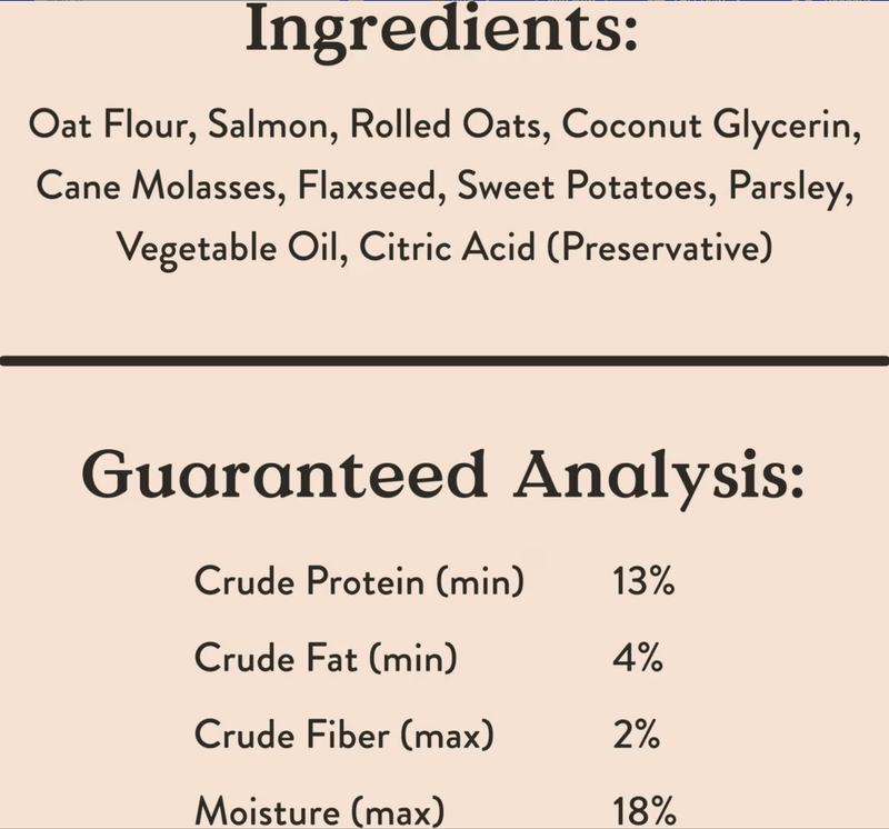 Bocce's Bakery Soft & Chewy Salmon Recipe Dog Treats - Glad Dogs Nation | ALL Profits Donated