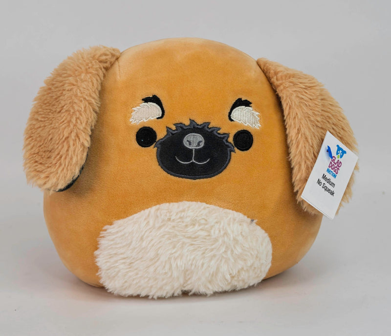 BOGO! Medium Squishy Cuddlers Super Soft Plush Pet Toys: Squeak & NO Squeak - Glad Dogs Nation | ALL Profits Donated