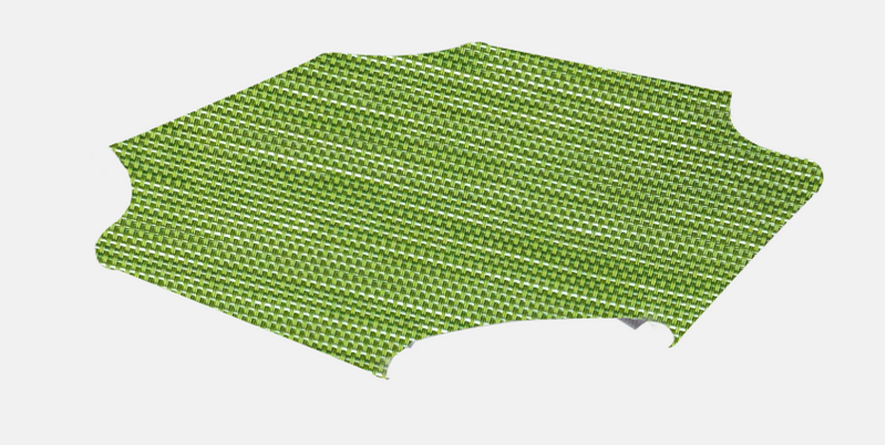 4Legs4Pets Replacement Lace-Up Cot Cover: 30" x 30"