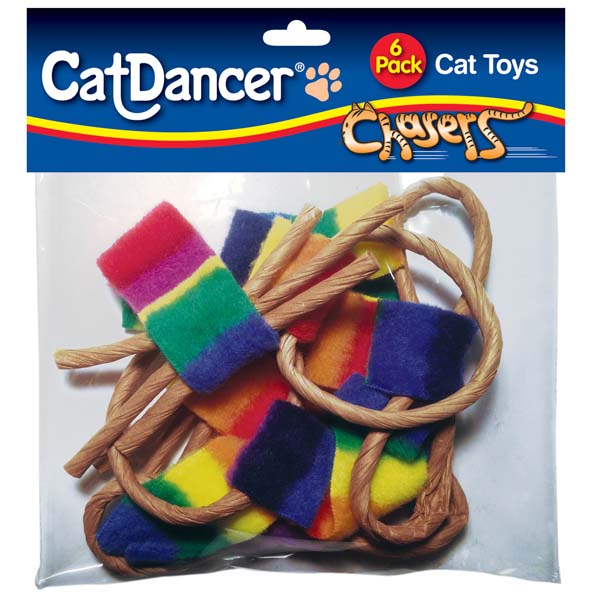 Cat Dancer Chaser Cat Toy Variety 6 Pack - Glad Dogs Nation | ALL Profits Donated