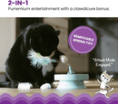 Catstages 2 - in - 1 Spring Toy Interactive Topper with Removable Feather & Corrugated Scratcher Cat Toy - Glad Dogs Nation | ALL Profits Donated