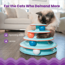 Catstages Chase Meowtain Track Interactive 4 - Tier Cat Toy - Glad Dogs Nation | ALL Profits Donated