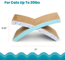 Catstages Easy Life Hammock Corrugated Cat Scratcher With Catnip - Glad Dogs Nation | ALL Profits Donated