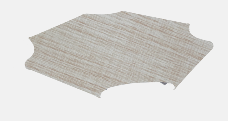 4Legs4Pets Replacement Lace-Up Cot Cover: 30" x 30"