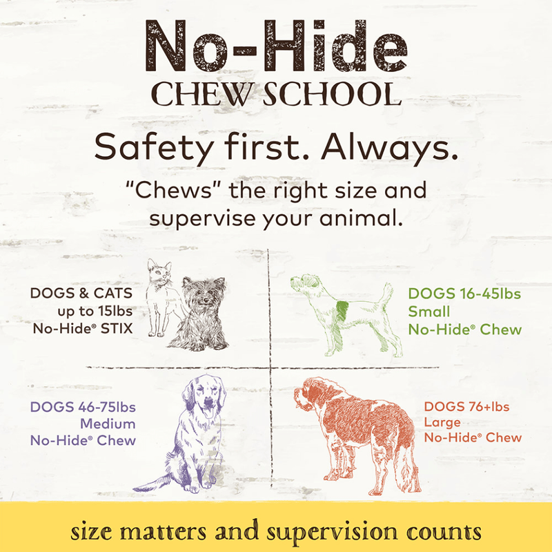 Earth Animal No Hide Chews Dog & Cat Treats Stix 10 Pack: Beef - Glad Dogs Nation | ALL Profits Donated