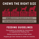 Earth Animal No Hide Chews Dog & Cat Treats Stix 10 Pack: Beef - Glad Dogs Nation | ALL Profits Donated