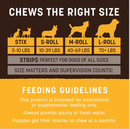 Earth Animal No Hide Chews Dog & Cat Treats Stix 10 Pack: Peanut Butter - Glad Dogs Nation | ALL Profits Donated