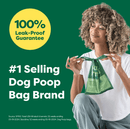 Earth Rated Eco-Friendly Dog Poo Bags with Handles: 120 Count Lavender or Unscented - Glad Dogs Nation | ALL Profits Donated