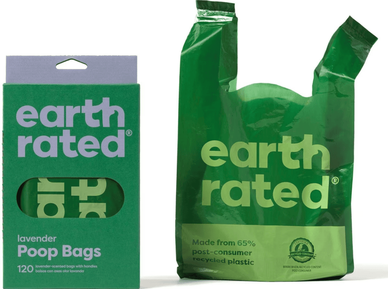 Earth Rated Eco - Friendly Dog Poo Bags with Handles: 120 Count Lavender Scent CHEAPER THAN CHEWY - Glad Dogs Nation | ALL Profits Donated