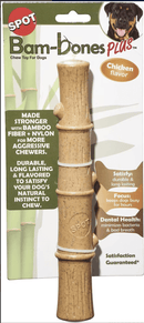 Ethical Pet Bambone Bam - Bones Plus Bamboo Stick Chicken Dog Toy - Glad Dogs Nation | ALL Profits Donated