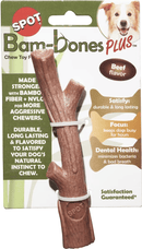 Ethical Pet Bambone Bam - Bones Plus Branch Beef Dog Toy Chew: 2 Sizes - Glad Dogs Nation | ALL Profits Donated