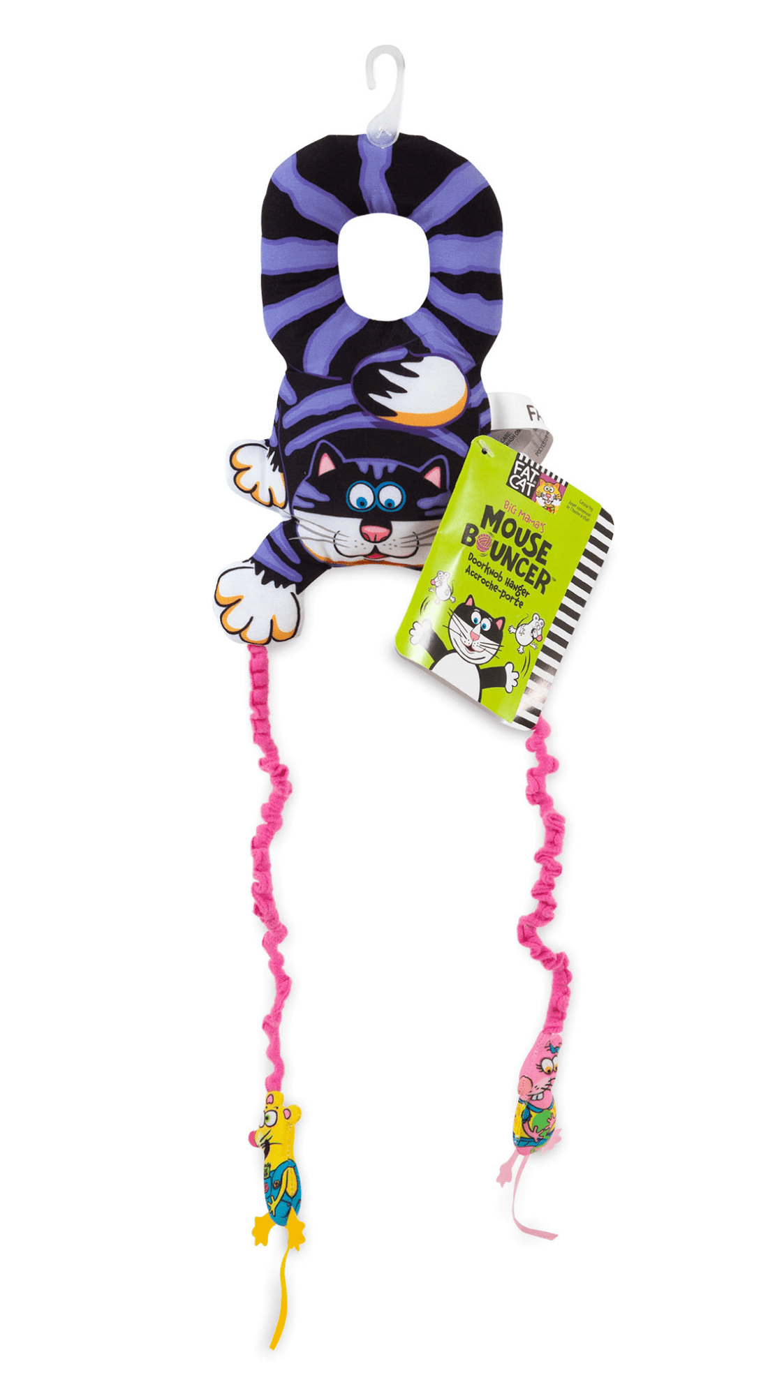 20% OFF! FAT CAT® Mouse Bouncer Doorknob Hanger Interactive Catnip Toy