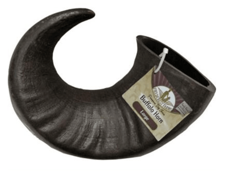 FIELDCREST FARMS Buffalo Horn: Large & XLarge Dogs - Glad Dogs Nation | ALL Profits Donated