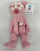 Girl Power Stuffed Pink Dog & Puppy Toys / All Sizes / Squeak or No Squeak - Glad Dogs Nation | ALL Profits Donated