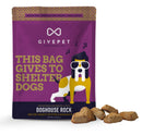 GivePet Doghouse Rock Dog Treats: Bacon, Peanut Butter & Banana 11 oz. - Glad Dogs Nation | ALL Profits Donated