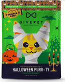 GivePet Halloween Purr-ty High Protein Chicken Freeze-Dried Cat Treats, 1.25-oz bag - Glad Dogs Nation | ALL Profits Donated