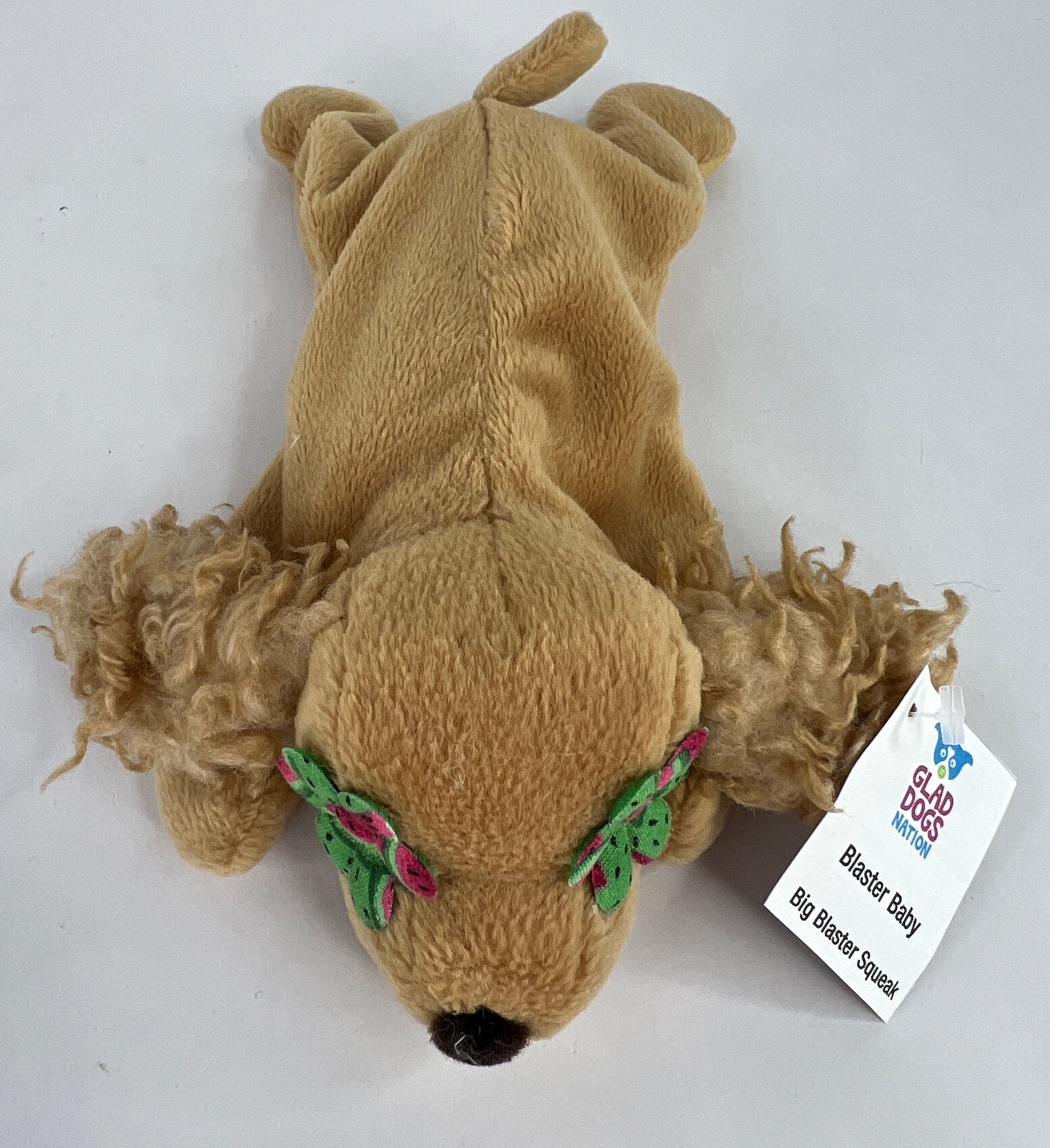 Glad Dogs Blaster Baby Lightly-Stuffed Dog Toy | Big SQUEAK - Glad Dogs Nation | ALL Profits Donated