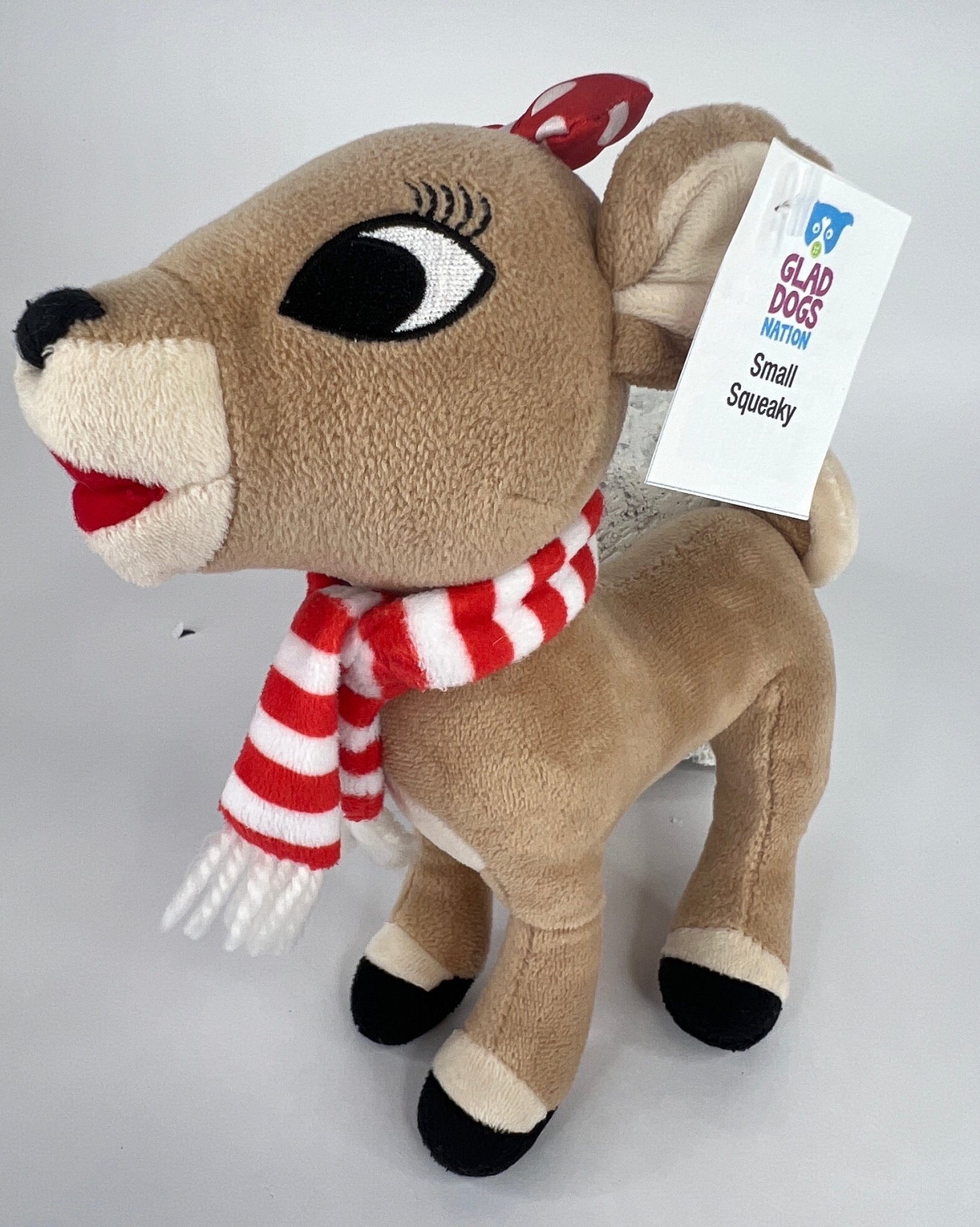 Glad Dogs Tiny Stuffed & SQUEAKY Plush Holiday Dog & Cat Toys - Glad Dogs Nation | ALL Profits Donated