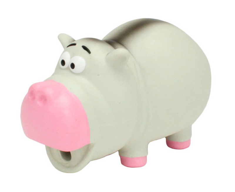 Coastal Pet Rascal Grunting Hippo Dog Toy: 7"