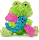 GURU Loveys Frog Plush Interactive Squeak Dog Toy - Glad Dogs Nation | ALL Profits Donated