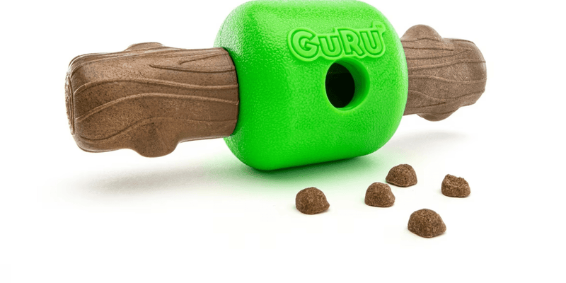 GURU Pet Company Spin & Treat Stick Interactive Dog Toy Medium