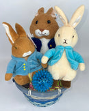 "Hop To It" Peter Rabbit Squeaky Dog Toy Gift Basket - Glad Dogs Nation | ALL Profits Donated