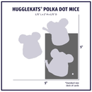 HuggleKats Organic Catnip Mice Cat Toys: 4 Polka Dot Colors - Glad Dogs Nation | ALL Profits Donated