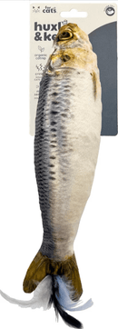 Huxley & Kent Cat 14.5" Kicker Sardine Catnip Crinkle Plush Cat Toy CHEAPER THAN CHEWY - Glad Dogs Nation | ALL Profits Donated