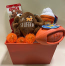 I'm Stuffed Dog Toy Gift Basket: 2 Sizes - Glad Dogs Nation | ALL Profits Donated