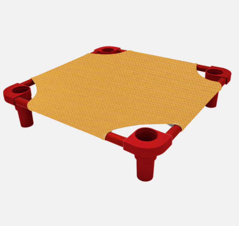 4Legs4Pets Elevated Pet Bed: KANSAS CITY Football Team Spirit