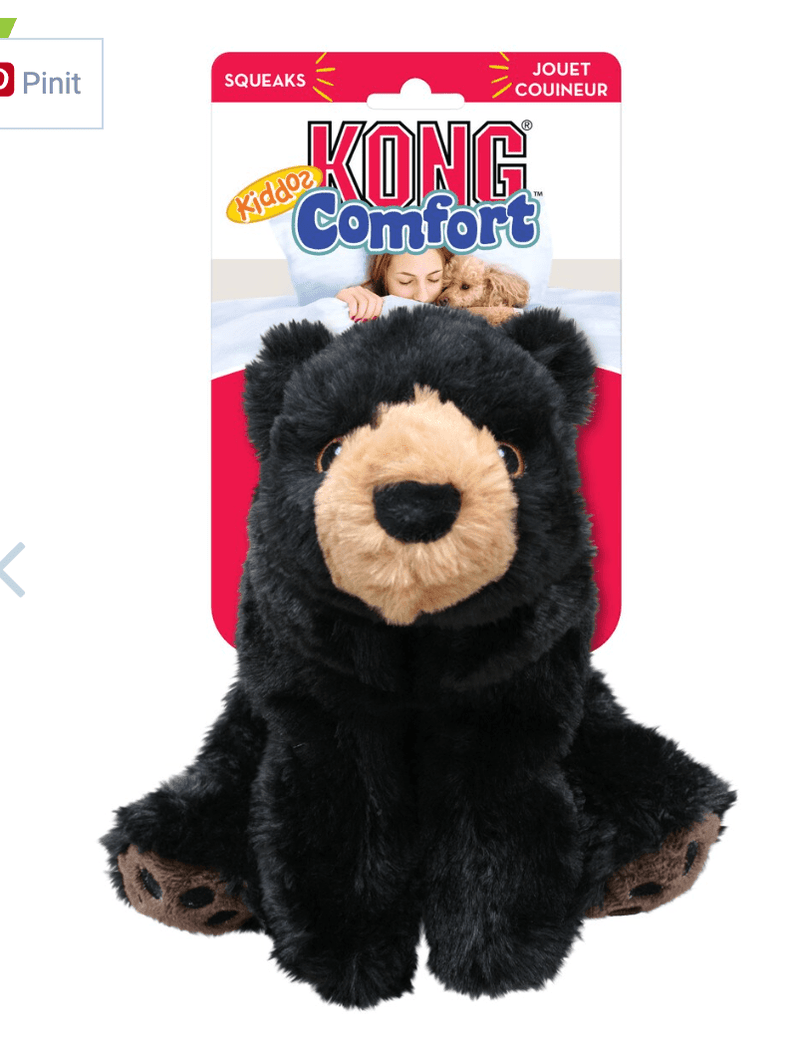 KONG Comfort Kiddos Large Bear Removable Squeaker Plush Dog Toy Large - Glad Dogs Nation | ALL Profits Donated