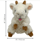 KONG Comfort Tykes Goat Removable Squeaker Dog Toy: S, M, L Dogs - Glad Dogs Nation | ALL Profits Donated